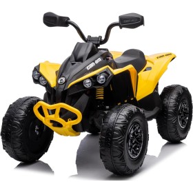 Super Quad con Licenza Ufficiale Can-Am Renegade 12V ATV con Sedile in Pelle Telecomando Ammortizzatori e Cinture di Sicurezza Super Quad con Licenza Ufficiale Can-Am Renegade 12V ATV con Sedile in Pelle Telecomando Ammortizzatori e Cinture di Sicurezza