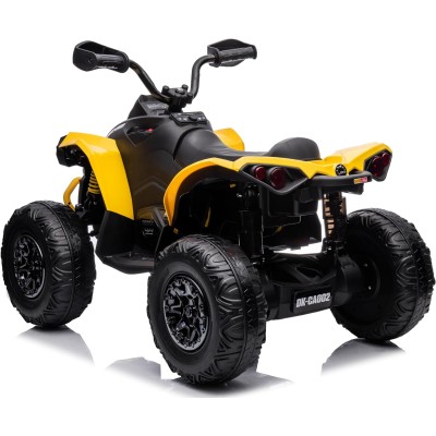 Super Quad con Licenza Ufficiale Can-Am Renegade 12V ATV con Sedile in Pelle Telecomando Ammortizzatori e Cinture di Sicurezza