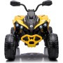 Super Quad con Licenza Ufficiale Can-Am Renegade 12V ATV con Sedile in Pelle Telecomando Ammortizzatori e Cinture di Sicurezza