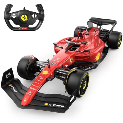 Auto telecomandata Ferrari F1 F1-75 (scala 1:12) piloti - Charles LeClerc + Carlos Sainz 63748