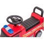 Primi Passi Camion Pompieri Mercedes Antos Cavalcabile Per Bambini Con Luci e suoni