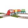 Chicco 115430 Baby Railway Trenino per Bambini con Locomotiva Vagoni e Gioco Forme Incastri
