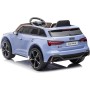 Auto Elettrica Macchina per Bambini 12V Audi RS 6 con Sedile Pelle e Telecomando