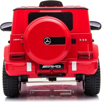 Macchina Elettrica Per Bambini Mercedes-Benz AMG G63 con Sedile in Pelle 12V