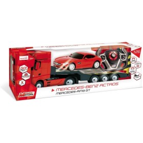 Radiocomando Camion Mercedes Actros e Auto Mercedes AMG GT in Scala 1:24 con Batterie Ricaricabili Incluse Radiocomando Camion Mercedes Actros e Auto Mercedes AMG GT in Scala 1:24 con Batterie Ricaricabili Incluse