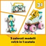 LEGO Creator 31148 Pattino a Rotelle Retrò Trasformabile in Mini Skateboard o Radio Boom Box