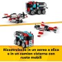LEGO Creator 31146 Autocarro con Elicottero  Camion Giocattolo Ricostruibile in Aereo e Cisterna o in Auto da Corsa e SUV