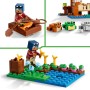 LEGO Minecraft 21256 La Casa-Rana con Personaggi Mob e gli Animali