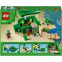 LEGO Minecraft 21254 Beach House della Tartaruga Modellino di Casa con Personaggi Animali e Accessori