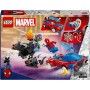 LEGO Marvel 76279 Auto da Corsa di Spider-Man e Venom Goblin con Macchina, Aliante, Skateboard e Minifigure