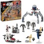 LEGO Star Wars 75372 Battle Pack Clone Trooper e Battle Droid con Veicolo Speeder Bike Tri-Droide e Postazione Difensiva