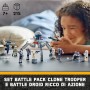 LEGO Star Wars 75372 Battle Pack Clone Trooper e Battle Droid con Veicolo Speeder Bike Tri-Droide e Postazione Difensiva