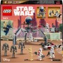 LEGO Star Wars 75372 Battle Pack Clone Trooper e Battle Droid con Veicolo Speeder Bike Tri-Droide e Postazione Difensiva