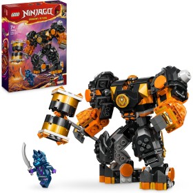 LEGO NINJAGO 71806 Mech Elemento di Terra di Cole con 2 Minifigure