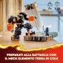 LEGO NINJAGO 71806 Mech Elemento di Terra di Cole con 2 Minifigure