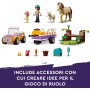 LEGO Friends 42634 Rimorchio con Cavallo e Pony per la Cura degli Animali con 2 Mini Bamboline di Liann e Zoya Auto e Accessori