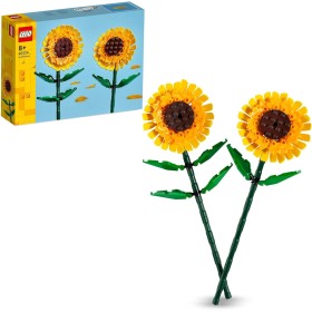 LEGO Creator 40524 Girasoli Set di Fiori Finti  Bouquet da Esporre come Accessorio o come Decorazione