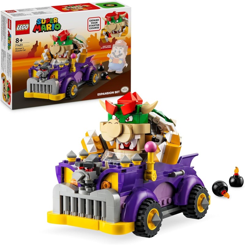 LEGO Super Mario 71431 Pack di Espansione Il Bolide di Bowser con