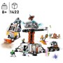 LEGO City 60434 Base Spaziale e Piattaforma di Lancio con Gru Astronave Veicolo Rover 6 Minifigure Robot e 2 Alieni
