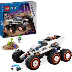 LEGO City 60431 Rover Esploratore Spaziale e Vita Aliena con Robot 2 Minifigure di Astronauti e 2 Alieni
