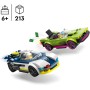 LEGO City 60415 Inseguimento della Macchina da Corsa Auto della Polizia con Veicolo di Emergenza e 2 Minifigure