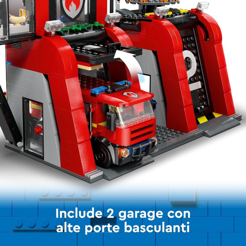 Costruzioni 287Pz Stazione Pompieri Vigili Fuoco Mattoncini Compatibili Con  Lego - ND - Mestieri - Giocattoli