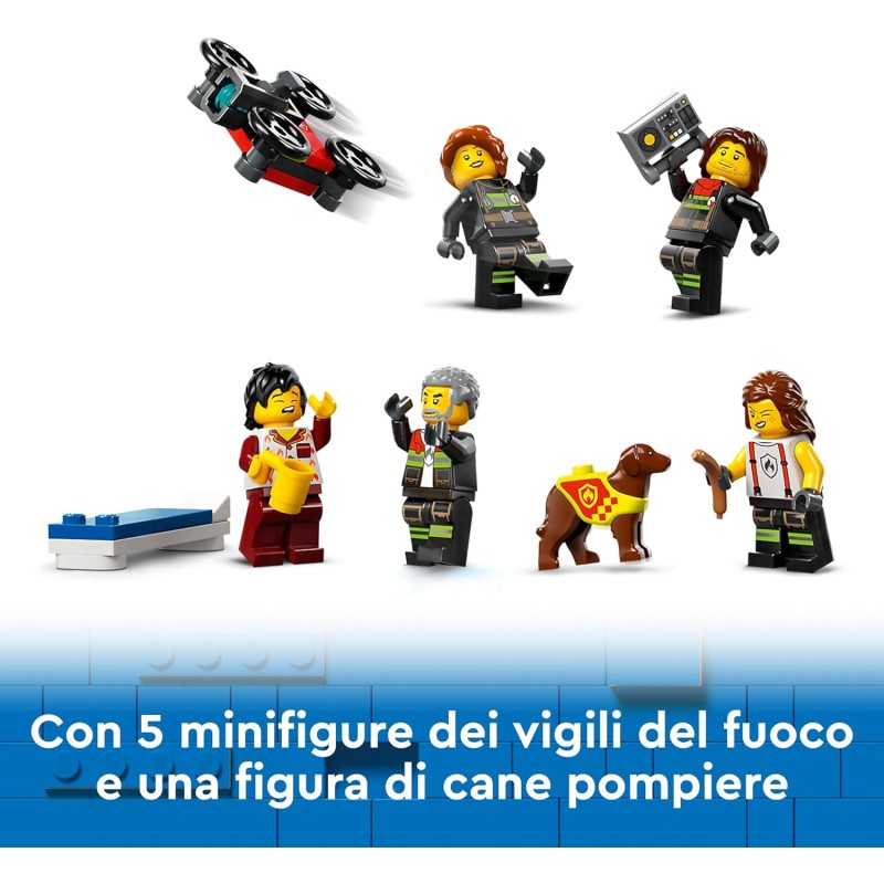 Caserma dei Pompieri - BRIX PLANET - LEGO MiniFigure World Shop