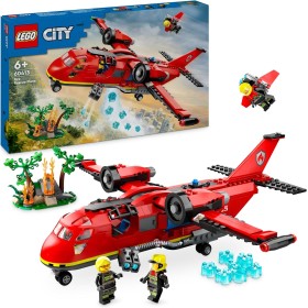LEGO City 60414 Caserma dei Pompieri e Autopompa Stazione con Camion  d'Emergenza 6 Minifigure Cane e Accessori