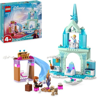 LEGO Disney Princess 43238 Castello di Ghiaccio di Elsa di Frozen Palazzo  delle Principesse con Minifigure