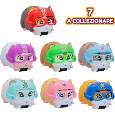 LOOPERS ‎904330 Hammies Cookie Criceto Interattivo da Collezione che Corre Dentro e Fuori la sua Ruota