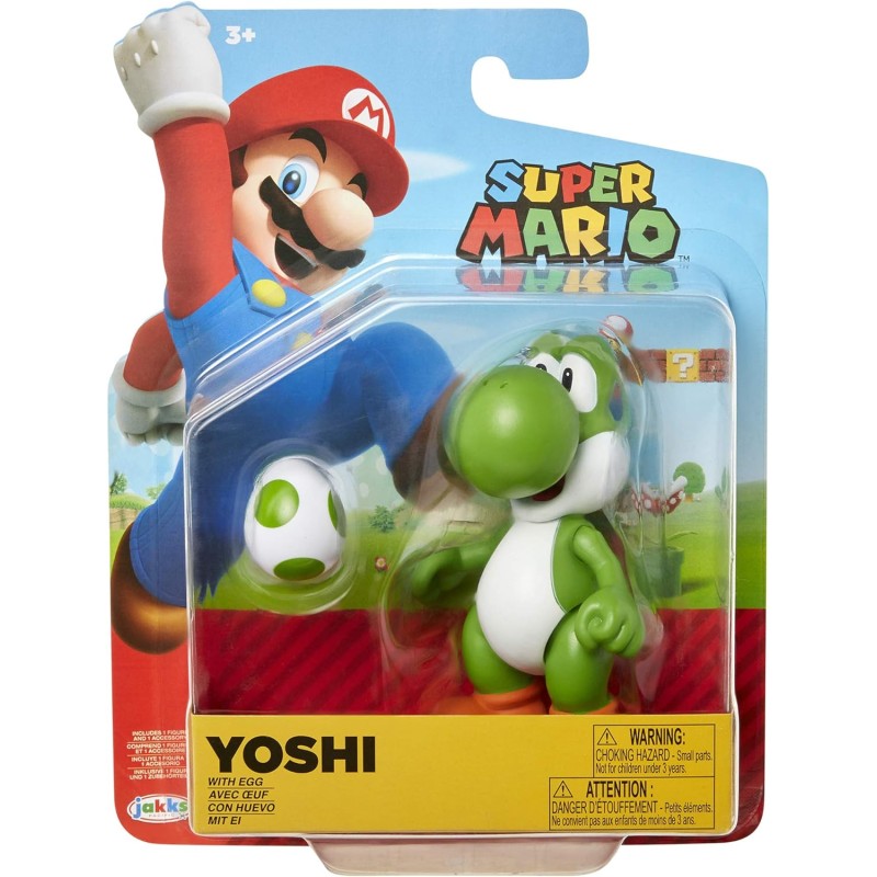 Jakks Pacific ‎68522 Super Mario Personaggi Yoshi da 10cm