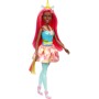 Mattel HGR19 Barbie Bambola Dreamtopia Unicorno con capelli rossi e accessori fantasia