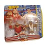 Mattel W7942 WWE Rumblers Brodus Clay & Alberto Del Rio WWF Figure Set 2-Pack