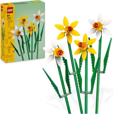 LEGO Botanic 40747 Narcisi Costruisci ed Esponi un Bouquet come Decorazione di Casa