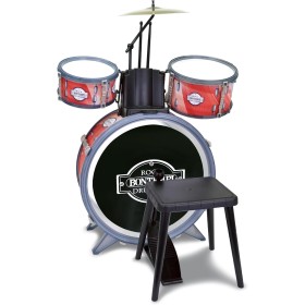 Bontempi 51 4506 BeatMaster: Batteria con due tamburi e piatto in metallo Bontempi 51 4506 BeatMaster: Batteria con due tamburi e piatto in metallo