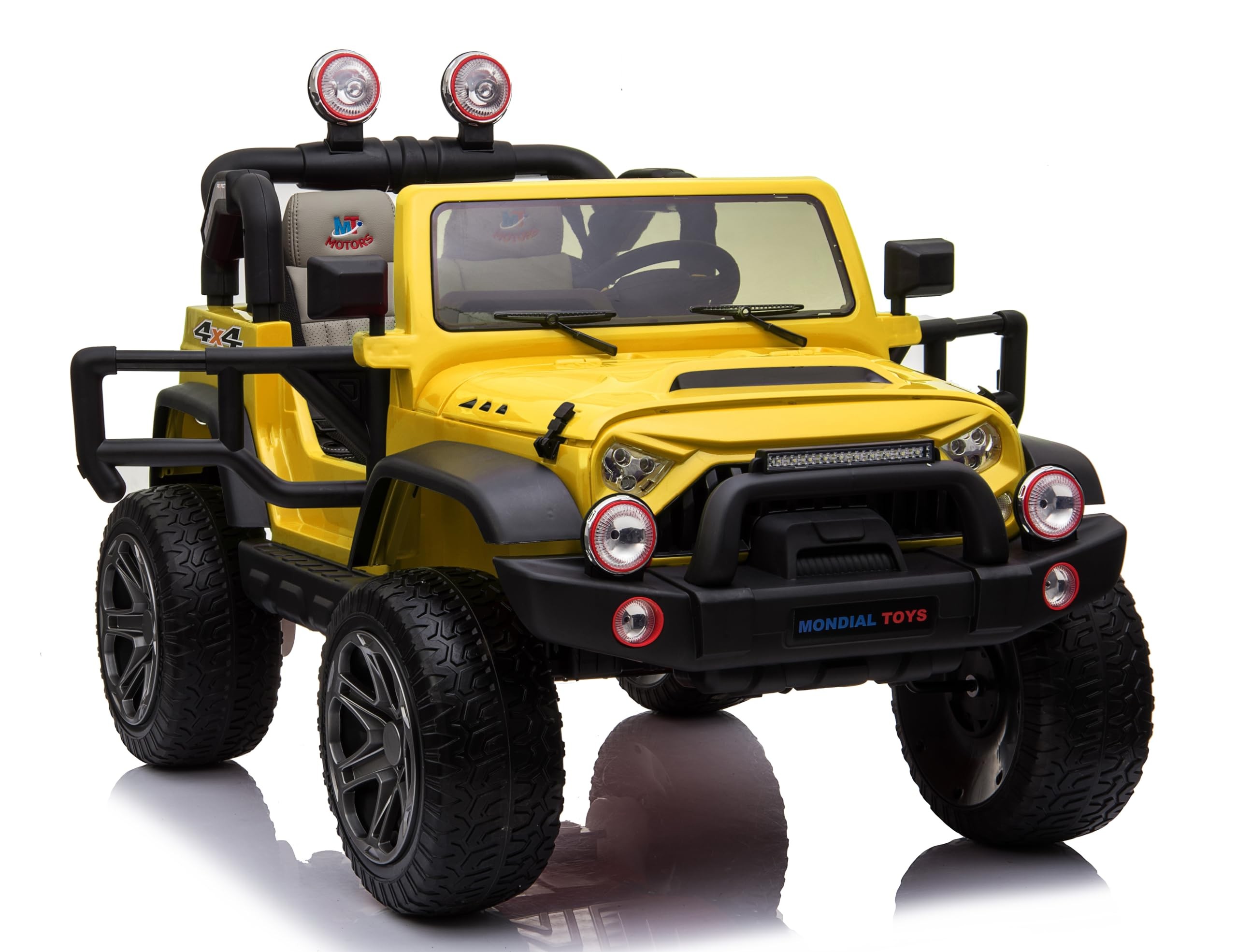 Auto Elettrica Macchina Per Bambini 2 Posti Maxi Fuoristrada 12V con Telecomando - Foto 54 di 65