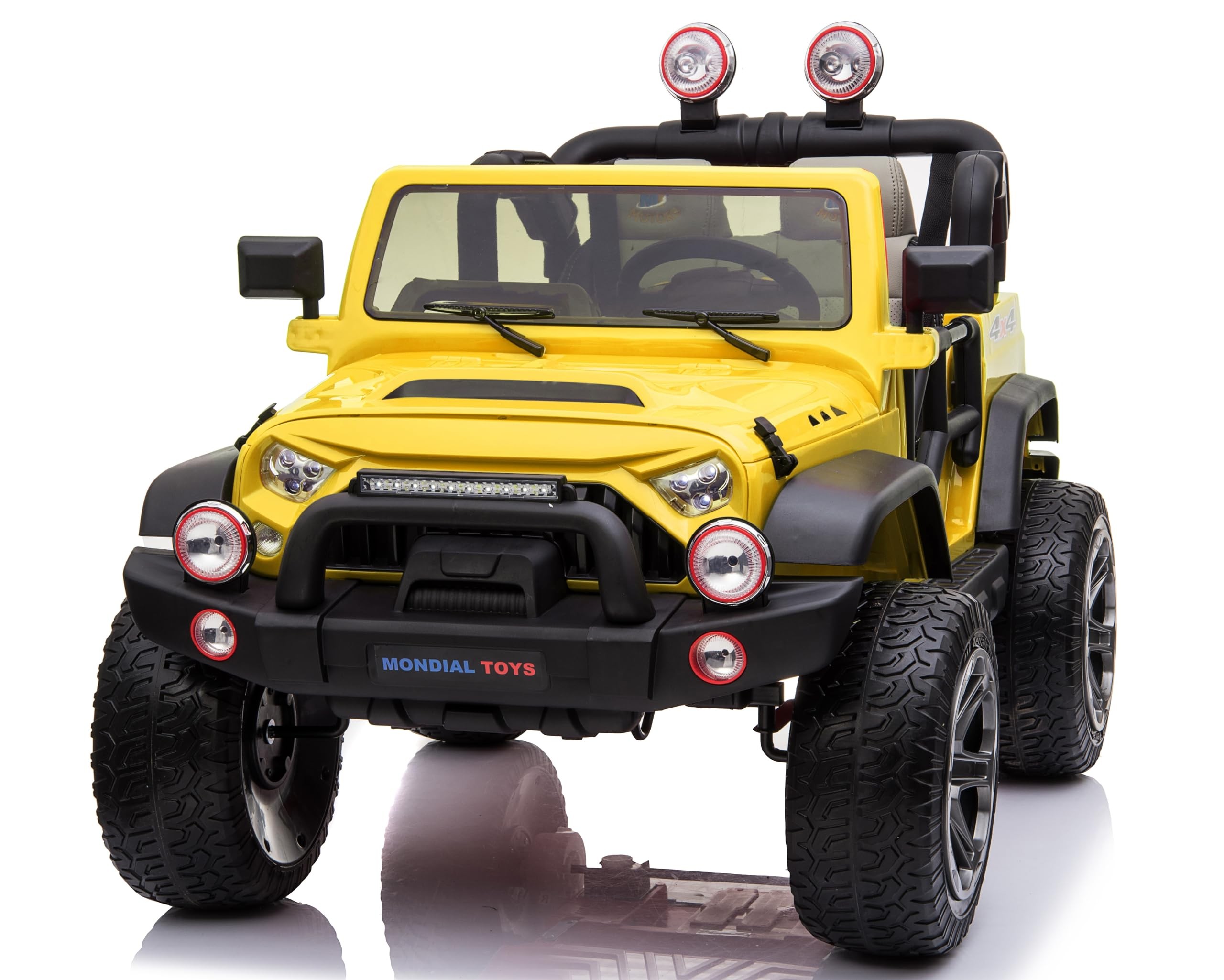 Auto Elettrica Macchina Per Bambini 2 Posti Maxi Fuoristrada 12V con Telecomando - Foto 50 di 65
