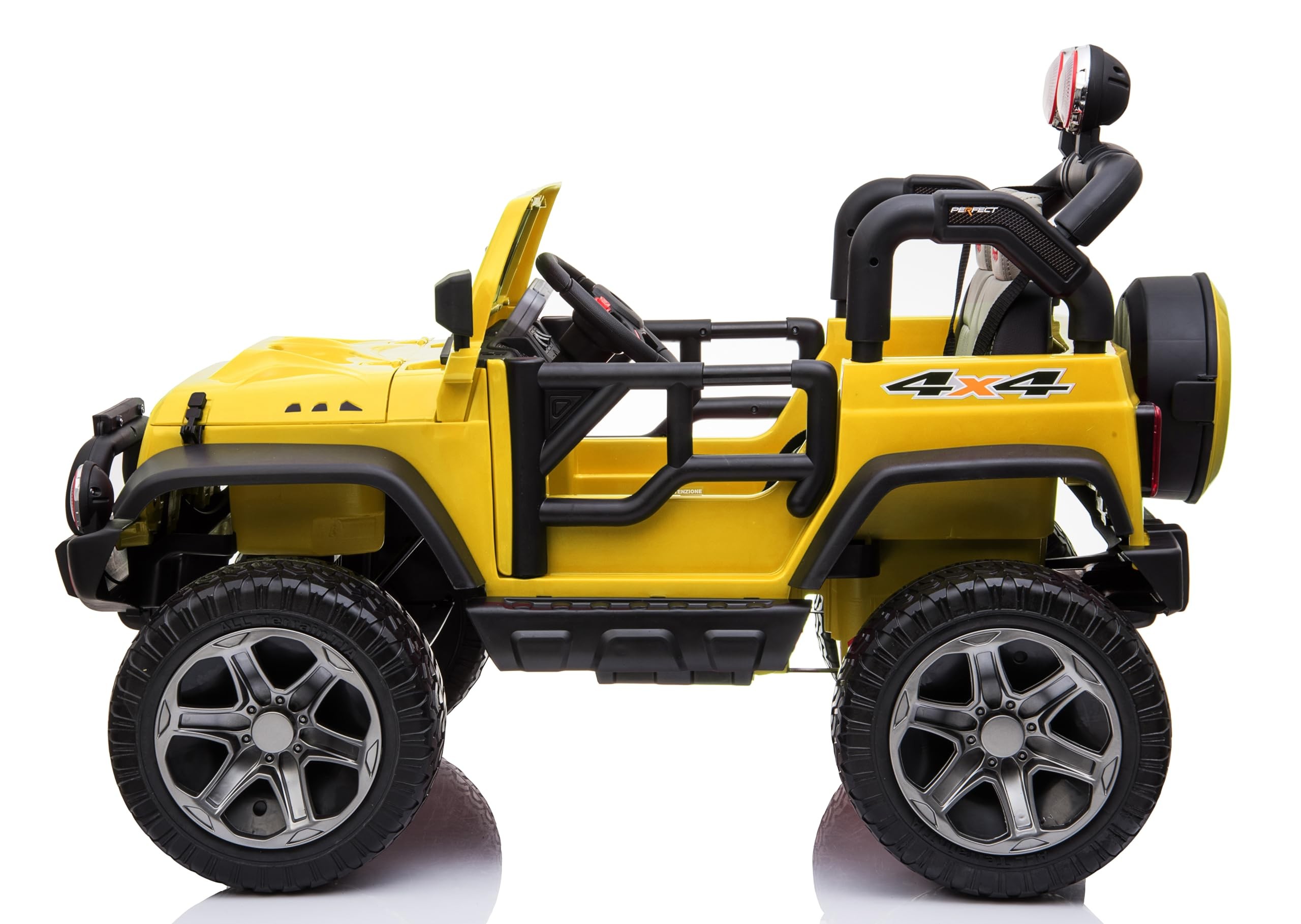 Auto Elettrica Macchina Per Bambini 2 Posti Maxi Fuoristrada 12V con Telecomando - Foto 51 di 65