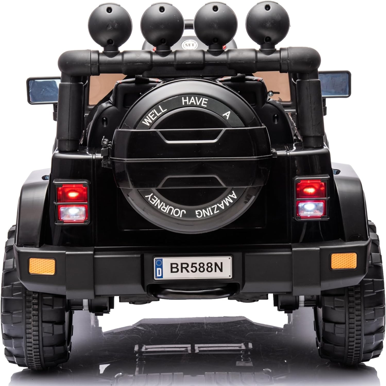 Auto Elettrica Macchina per Bambini Fuoristrada Off-Road con Sedile in Pelle e T - Foto 46 di 90