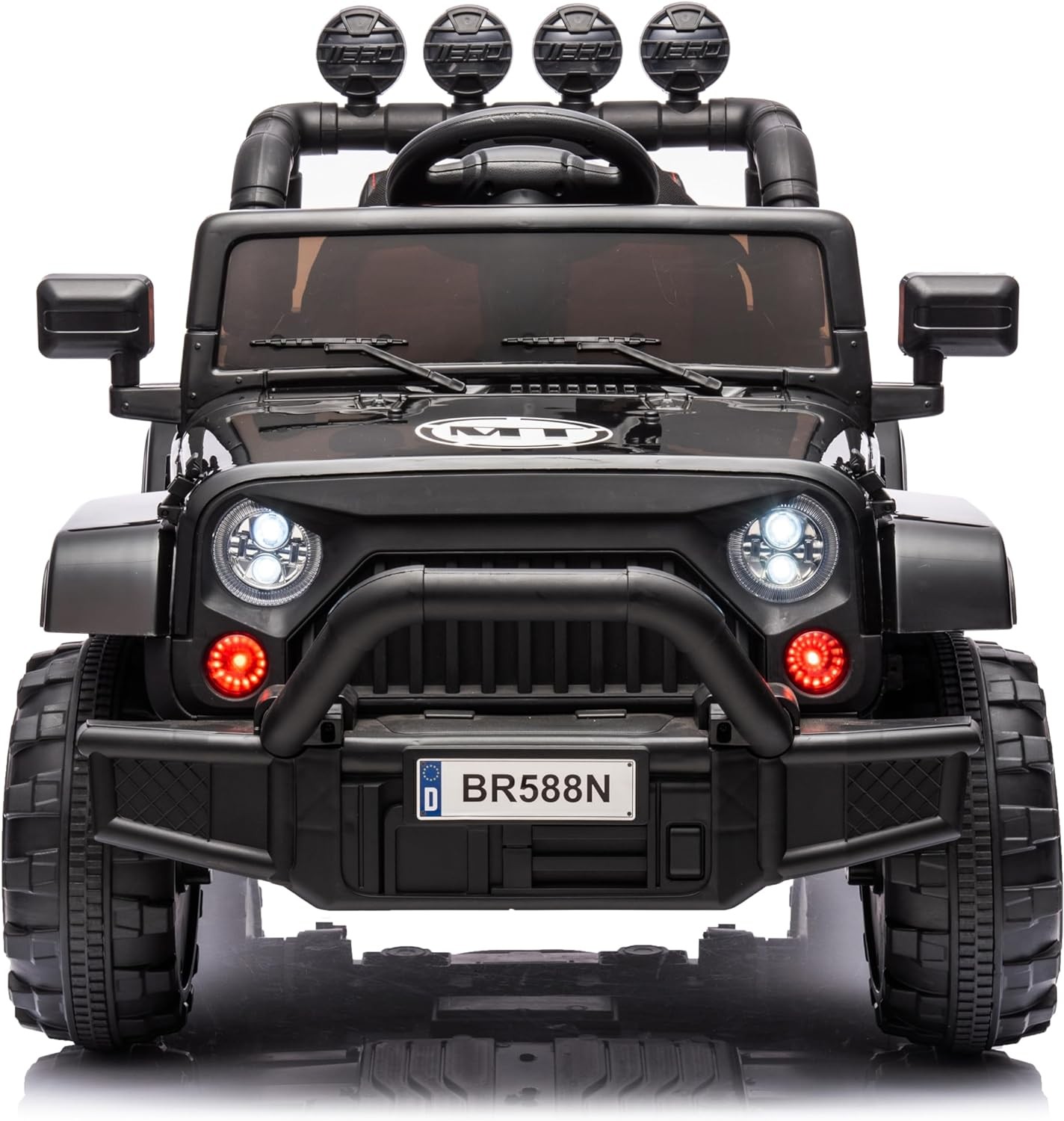 Auto Elettrica Macchina per Bambini Fuoristrada Off-Road con Sedile in Pelle e T - Foto 44 di 90
