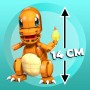 MEGA GKY96 Pokémon Charmander Assemblabile e posabile