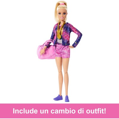 BAMBOLA BARBIE SPORT GINNASTA IN OFFERTA