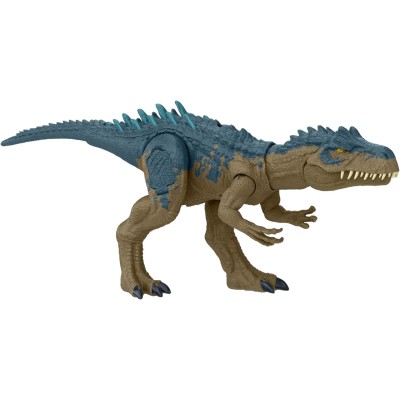 Mattel HRX50 Jurassic World Furia Selvaggia Allosauro con aculei da combattimento e ruggito