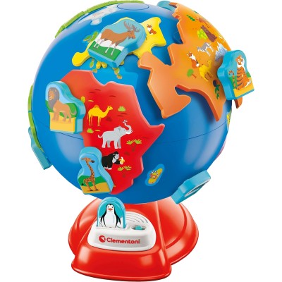 Clementoni 17730 Sapientino Il Mio Primo Mappamondo Globo Interattivo Parlante in Italiano