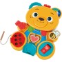 Clementoni 17856 Busy Baby Bear Gioco Educativo 1 Anno Orsetto Montessori con Elementi in Legno Stimola Manualità