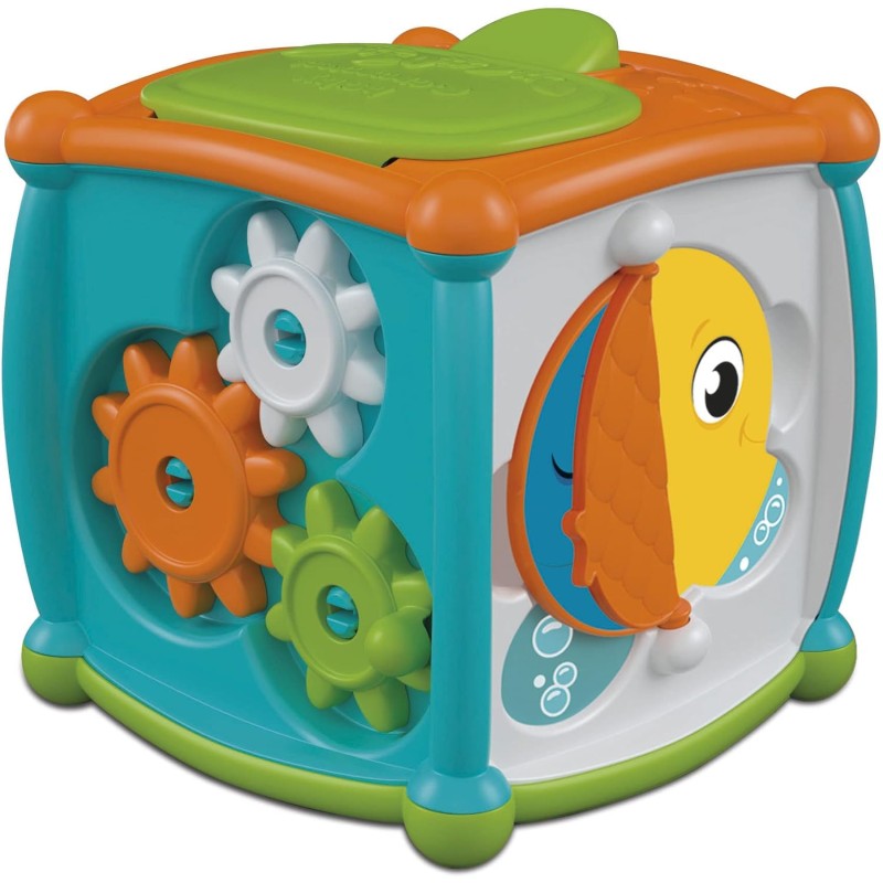 Clementoni 17672 Cubo attività cucù sviluppa capacità manuali e logiche