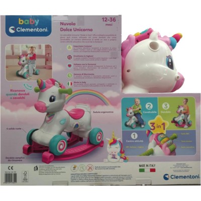 Clementoni 17785 Cavalcabile Nuvola Dolce Unicorno