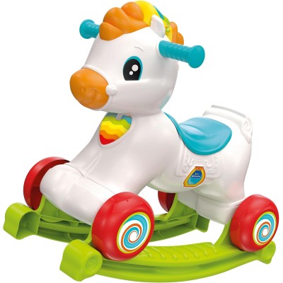 Clementoni 17854 Martino il Cavallino Primi Passi cavalcabile con centro attività