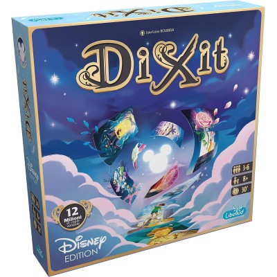 Asmodee 8018 Dixit: Disney  Gioco da Tavolo di Fantasia e Immaginazione con i Personaggi Disney
