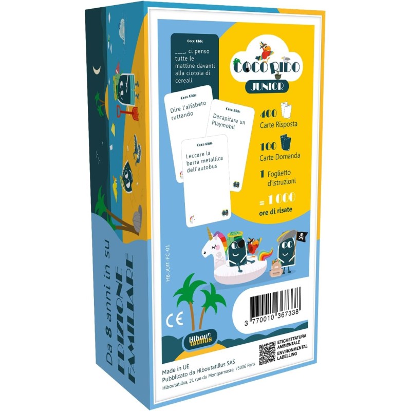 Asmodee Coco Rido Junior – Gioco Da Tavolo Per Famiglie, 3-10 Giocatori, Dagli 8 Anni In Su, Edizione Italiana